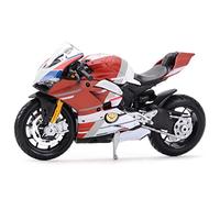 LMNMY Modèle réduit de Jouet 1:18 pour Ducati Panigale V4 S pour Corse Statique Moulé sous Pression Véhicules À Collectionner Loisirs Moto Modèle Jouets