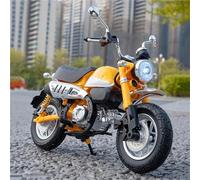 LMNMY Modèle réduit de Jouet Modèle De Moto en Alliage Moulé sous Pression, Volant Avant, Jouet Collection, Cadeau, 1/12, pour H-Onda pour Monkey(Yellow)