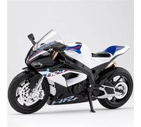 LMNMY Modèle réduit de Jouet Modèle De Moulé sous Pression 1:12 en Alliage, Collection, Jouet Loisir, Cadeau, Moto Tout-Terrain pour BMW HP4(White)