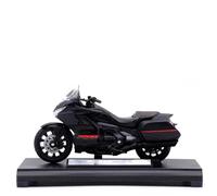 LMNMY Modèle réduit de Jouet Ornements Et Cadeaux 1/18 pour H-Onda Gold Wing 2020, Modèle De Moto Moulé sous Pression, Collection Jouets(Nero)
