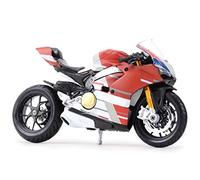 LMNMY Modèle réduit de Jouet pour Ducati Panigale V4 S pour Corse Statique Moulé sous Pression Véhicules Cadeau d'anniversaire Jouets Voiture Collection 1/18