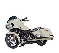 LMNMY Modèle réduit de Jouet pour Harley pour Davidson CVO Road Glide 2018 Alliage Moto Modèle Cadeau d'anniversaire Jouets Voiture Collection 1:18(White)