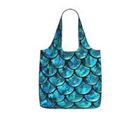 LMNvbz Sac de rangement imprimé écailles de poisson avec un sac à dos à