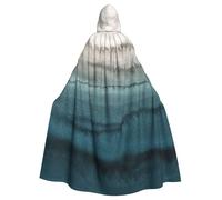LMNvbz Within The Tides - Cape à capuche unisexe pour Halloween, cosplay, fête, robe de sorcière vampire pour adulte