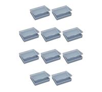 lmoikesz 10 Ensemble de Jeu de cartes à jouer organisé et sûr avec étui Transparent, accessoire de cartes à jouer, étui en ABS, Comme le montre 10Ensemble