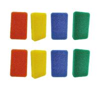 lmoikesz 8 Pack/lot Plat éponge en Silicone Robuste pour Une Forte Puissance de Nettoyage et Une Large Application éponge en Silicone Gel de silice fabriquée