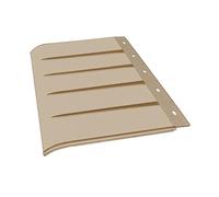 lmoikesz Auvent de fenêtre astucieux, abri de porte extérieure, résistant et durable, protégeant l'entrée du balcon et des intempéries. Abri anti-pluie , Brun , 50x50cm