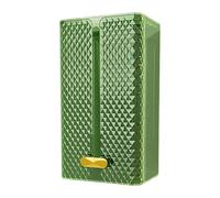 lmoikesz Boîte à mouchoirs luxueuse, porte-mouchoirs mural, solution de rangement décorative pour salle de bain et cuisine. Distributeur de mouchoirs, Vert, 21.5 x 12.5 x 10.2 cm