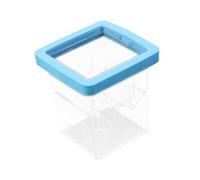 lmoikesz Boîte d'élevage Flottante Fonctionnelle pour Aquarium, incubateur Pratique pour alevins et séparation des Poissons-Clowns, Bleu, 8.6 x 8.6 x 11 cm