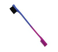 lmoikesz Brosse à cils professionnelle double tête, peigne à cils et sourcils, outil de soin réutilisable, poils doux, format voyage, peigne double tête portable pour les voyages