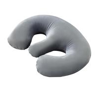 lmoikesz Coussin de poitrine en velours doux : confort et soutien pour les seins dans les salons de beauté et spas. Coussin massage élégant, accessoire détente pour, Gris, 26 cm x 26.5 cm x 10