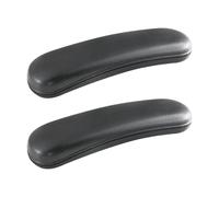 lmoikesz Coussinets d'accoudoirs Souples en PU pour chaises de Jeu et chaises de Bureau - Compatibles avec pour Tous Les modèles - Résistants et durables - Installation Facile, Noir, 255 x 73 mm