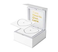 lmoikesz Création de bracelets élégants pour couples, à porter au quotidien et lors de soirées spéciales. Ce kit bracelets permet créer ses propres couple. Kit permanents, Argent, 12 x 12 x 5 cm