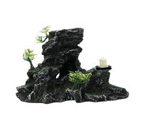 lmoikesz Décor de rocaille, de Grotte et Rocher : embellit l'aquarium Tout en offrant des cachettes sûres pour aux Poissons. Arche, Pont, décoration Jardin pour Aquarium.