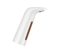 lmoikesz Distributeur de Savon sans Contact Pompe à savons Capteur à Piles Distributeurs de Liquide Outil de Distribution de Mousse Salle de Bain Salle de Bain, Porcelaine Blanche