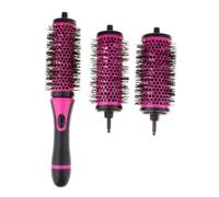 lmoikesz Ensemble de brosses à cheveux rondes à poils haute résistance avec brosse détachable amovible pour un coiffage et facile, idéale pour le brushing, le lissage et bouclage.