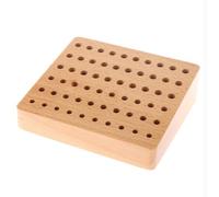 lmoikesz Étui de Rangement Flexible en Bois pour Tournevis, 60 Trous, idéal
