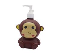 lmoikesz Flacon de lotion et distributeur de savon amusants pour enfants, ornés de motifs d'animaux. Un ajout parfait à la décoration intérieure, idéal pour la salle de bain, singe, 15 cm