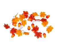 lmoikesz Guirlande de feuilles à LED, utilisant des LED colorées durables et robustes, une certaine résistance, pour Thanksgiving, guirlande pour un usage domestique.