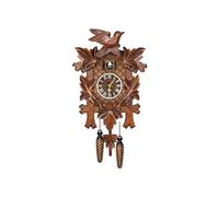 lmoikesz Horloge à Coucou en Bois décorative et délicate, ajoute du Charme à la Maison, Horloge de Chalet Traditionnelle précise et exacte de la Forêt-Noire, CL303
