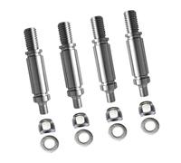 lmoikesz Kit d'arbre de rouleau de support en acier allié résistant à l'usure pour une utilisation à grande vitesse et une longue durée vie en sèche-linge haute intensité.