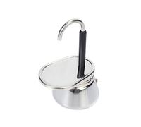 lmoikesz Mini cafetière portable pour plaque de cuisson, cafetière DIY à un seul tube avec bec verseur pratique, préparez un délicieux café rapidement, mini à bec verseur