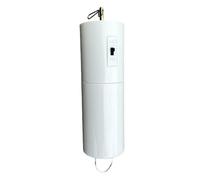 lmoikesz Moteur Rotatif Noir Suspendu pour carillons éoliens de Jardin, tranquillité, Facile à Utiliser avec Crochet, Moteur ABS, Blanc