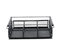 lmoikesz Organisateur de Bureau à Domicile, Panier de Rangement sous tiroir, Installation Facile, Coulissant et Polyvalent, Panier de Rangement Suspendu et Coulissant, conteneur