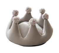 lmoikesz Panier Douillet en Peluche pour Chats et Petits Chiens, idéal par Temps Froid. Ce nid Douillet Leur Offre Un Endroit Chaud et Confortable pour se