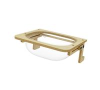 lmoikesz Perchoir de fenêtre pour Chat offrant Un Espace de détente Confortable. Supporte jusqu'à 13,6 kg. Épaisseur Ajustable. Rangement Facile. Accessoires pour Meubles pour Animaux Compagnie.