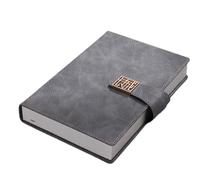 lmoikesz Planificateur de Journal de 5 minutes pour éviter les fuites d'encre, carnet de notes Portable pour enfants, carnet de notes de 6 minutes, gris anthracite,sacs, A5-wordles-360