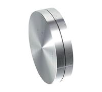 lmoikesz Plateau tournant Lazy Susans, accessoire pratique pour un service facile, rotation fluide à 360 degrés. Plateau tournant pour table de restaurant, cuisine, salle à manger, Argent, 30x11mm