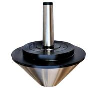 lmoikesz Pointe tournante de précision pour Tour à Nez de Taureau, Robuste, conçue pour Les Grandes pièces Creuses, Support Morse pour Tubes et tuyaux, Rotation précision à 75°.