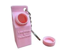 lmoikesz Porte-clés conteneur de pilules pratique pour un accès facile Pour aux médicaments à tout moment, porte-clés en ABS, accessoires de sac à vêtements portefeuille, rose