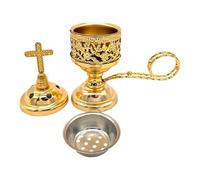 lmoikesz Porte-encens Charmant, Accessoire de Parfum, Spa Polyvalent pour Salon, Chambre vitrine de Collection, Ornement en métal pour la Maison, la Cuisine, Le café Autre.