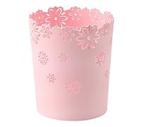 lmoikesz Poubelle légère Anti-Rayures, épaisse et Durable pour la Maison Le Bureau, sûre et Saine. Spécifications Multiples, Rose, Grande Taille