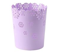 lmoikesz Poubelle légère Anti-Rayures, épaisse et Durable pour la Maison Le Bureau, sûre et Saine. Spécifications Multiples, Violet, Grande Taille