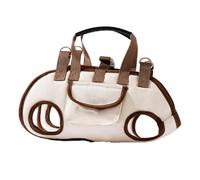 lmoikesz Sangles pour Chien - Réglables pour Chiens et Chats, Sac bandoulière, Sac d'extérieur, Cage pour Chat - Respirantes en Trois Tailles (Marron), L