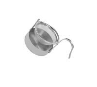 lmoikesz Séparateur à thé rotatif en acier inoxydable pour une filtration facile grâce à son système pivotant unique. Séparateur café en acier inoxydable, Argent