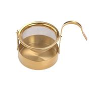 lmoikesz Séparateur à thé rotatif en acier inoxydable pour une filtration facile grâce à son système pivotant unique. Séparateur café en acier inoxydable, Or