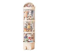 lmoikesz Stockage de Zoo en Peluche avec Couvercle, Moyen Amusant de Stocker des Animaux en Peluche, Tube de Rangement de Jouets, Tube de Rangement en ABS pour Chambre à Coucher, 51 Pouces Blanc Lait