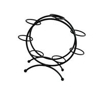 lmoikesz Support métallique pour sphères, avec Socle en Fer, idéal pour présenter des Boules de Cristal Artisanales. Support Stable et Robuste pour Figurines et Boules de, Noir, 15 x 11.5 x 5. cm