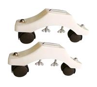 lmoikesz Support mobile générique pour chauffage infrarouge, durable et léger, compatible avec divers appareils de chauffage électrique. Pieds à roulettes pour éclairage, Blanc, longueur 23 cm