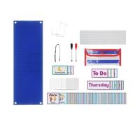 lmoikesz Tableau de Suivi visuel hebdomadaire : favorise l’Engagement dans l’Apprentissage et Aide Les Enfants à gérer efficacement Leurs tâches. Calendrier visuel Quotidien pour Enfants. Agenda pour