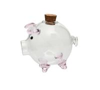 lmoikesz Tirelire en Forme de Cochon Miniature en Verre, pour Jouer Famille. Cette Tirelire est Un Cadeau Exquis pour Les Enfants, Parfait pour Leur Anniversaire.