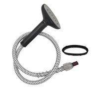 lmoikesz Tuyau de guidage et brosse de pulvérisation pour défroisseur vapeur, incluant une buse de rechange universelle pour machine à repasser suspendue, et un tube pour tuyau