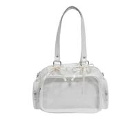 lmoikesz Unique Transparent Ita Bag Sac à main d'école japonaise PU Sacs à bandoulière avec sangle réglable, Uniforme JK Sac à bandoulière pour étudiants Anime DIY Cosplay Utilisation quotidienne