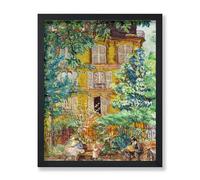 Lmovutcom Affiche Vintage de la Peinture «Le Square», Impression sur Toile Rétro de Maison, Impressionnisme, Floral, Aquarelle, Art Abstrait, Décor Murale pour Séjour ou Bureau, sans Cadre