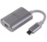 LMP 16134 Adaptateur de câble Mini-DisplayPort USB-C 3.1 Argent - Adaptateur de câble (Mini-DisplayPort, USB-C 3.1, Connecteur mâle / Connecteur femelle, Argent)