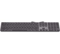 LMP-Clavier numérique USB KB-1243, 110 touches, 2x USB, aluminium, disposition grecque, macOS, gris espace